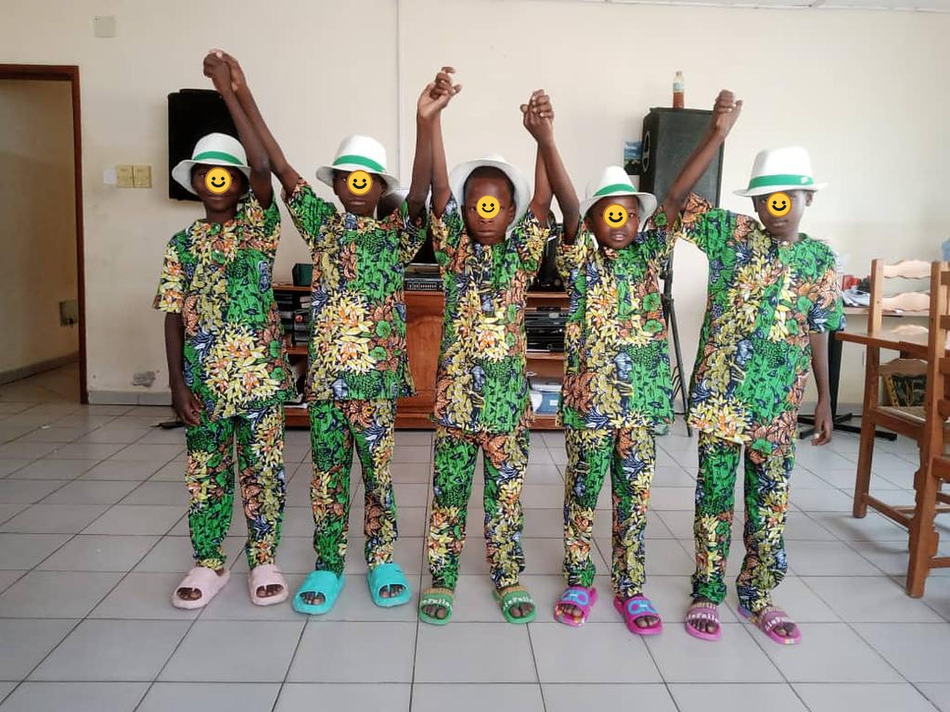 The children of the Village Béthanie orphanage