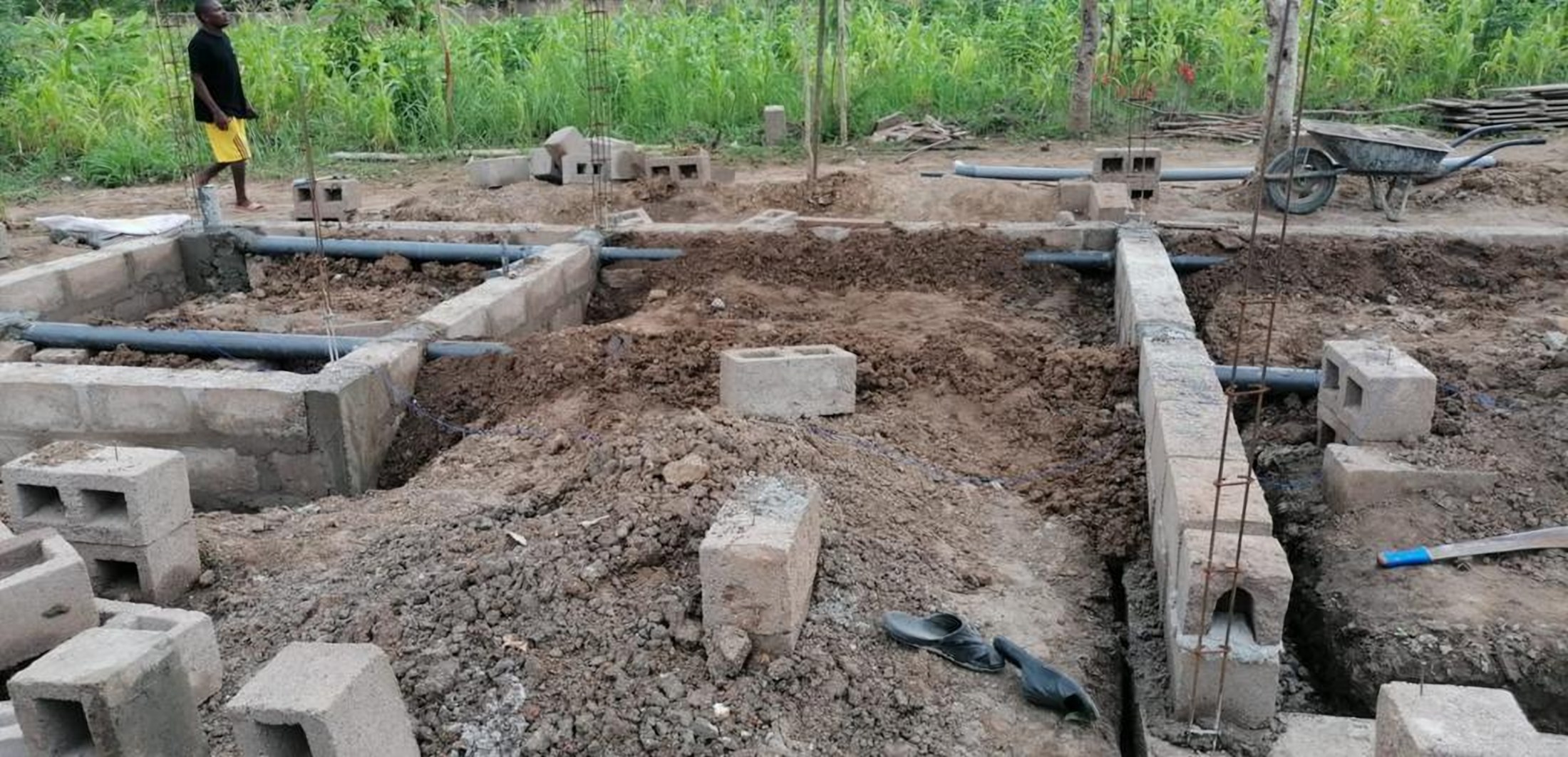The construction site at Village Béthanie