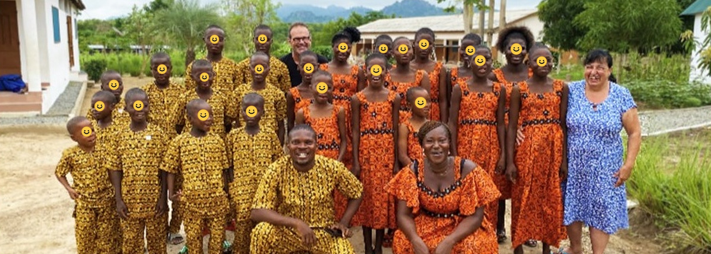 The children of the Village Béthanie orphanage
